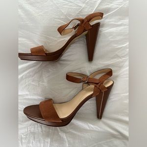 Brand New! Cole Haan Brown Heeled Sandals